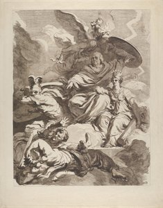 Geniusz Franklina, 1778. autorstwa Marguerite Gerard