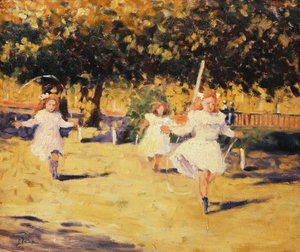 Dziewczęta skakanka autorstwa Marguerite Rousseau