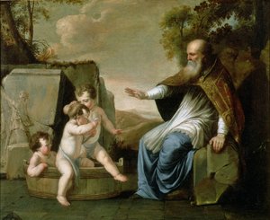 Św. Mikołaj wskrzeszający troje dzieci autorstwa Marguerite de La Hyre