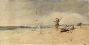 Afrykańska plaża autorstwa Marià Fortuny Marsal