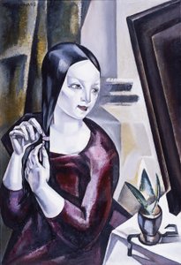 Kobieta przed lustrem, 1922