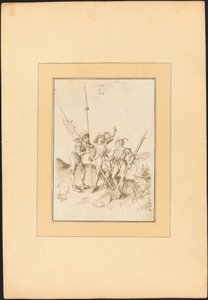 Trzy Lansquenets autorstwa Maria Catharina Prestel, after Albrecht Dürer