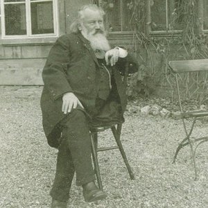 Portret kompozytora Johannesa Brahmsa 1833-1897, 1894 autorstwa Maria Fellinger