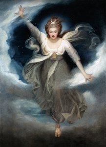 Georgiana jako Cynthia z „Faerie Queene” Spensera