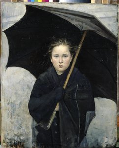 Parasol - Bashkirtseva, Maria Konstantinovna (1860-1884) - 1883 - Olej na płótnie - 93x74 - Państwowe Muzeum Rosyjskie, Petersburg