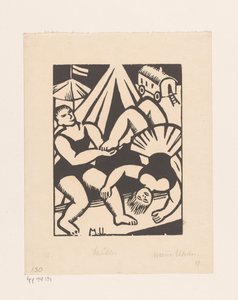 Gaukler (oryginalny tytuł na obiekcie) autorstwa Maria Uhden (signed by artist)