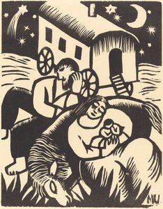 Odpoczywający Cyganie, 1918.