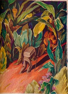 „Kawałek dżungli”, ok. 1927 r. autorstwa Marian Stoll