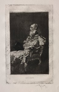 Dyplomata autorstwa Mariano Fortuny y Marsal