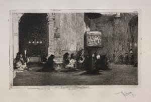 Kościół św. Józefa w Madrycie. autorstwa Mariano José María Bernardo Fortuny y Carbó