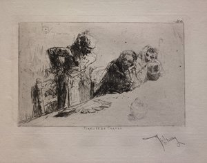 Szuflada na karty, 1867. autorstwa Mariano José María Bernardo Fortuny y Carbó