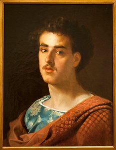 Autoportret - Obraz Mariano Fortuny (1838-1874), olej na płótnie, ok. 1858 - Narodowe Muzeum Sztuki Katalonii, Barcelona (Hiszpania)