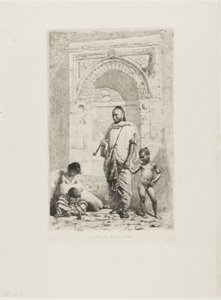 Marokańska rodzina autorstwa Mariano Fortuny y Marsal