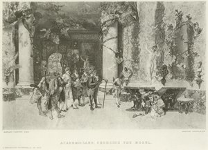 Akademicy wybierający model (grawiura) autorstwa Mariano José María Bernardo Fortuny y Carbó
