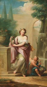La Primavera, ok. 1805-06 (olej na płótnie) autorstwa Mariano Salvador de Maella
