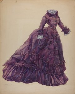 Sukienka lalki, ok. 1930 r. 1939. autorstwa Marie Alain