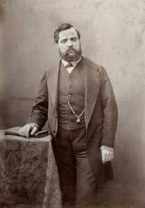 3/4 długości portret malarza Thomasa Couture