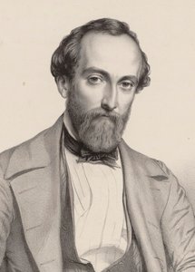 Portret kompozytora Antoine Francois Marmontel 1816-1898.
