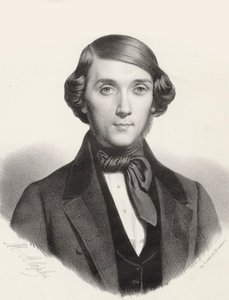 Portret pianisty i kompozytora Jean-Henri Raviny 1818-1906, ok. 1845.