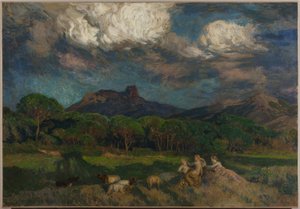Dryady autorstwa Marie Auguste Emile Rene Menard