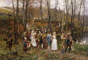 Procesja weselna, 1879