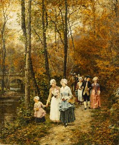 Popołudniowy spacer, 1879
