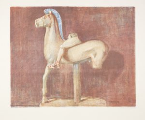 Archaiczna grecka statua jeździecka (Ateny)