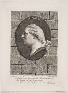 Aktor F. Schwartz autorstwa Marie Jeanne Clemens