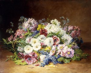 Wspaniały bukiet bukietów kwiatów, ok. 1861 r