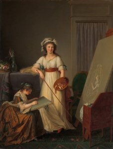 Wnętrze Pracowni Malarki, 1789.
