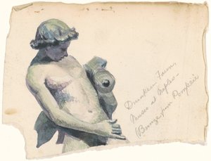 Pijany Faun, Museo w Neapolu autorstwa Marietta Minnigerode Andrews