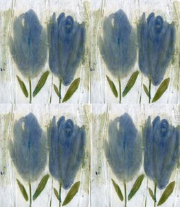 Niebieskie tulipany autorstwa Marina Falco