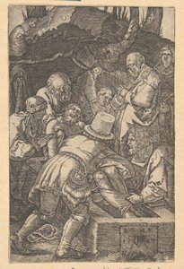 Złożenie do grobu, 1567. autorstwa Mario Cartaro