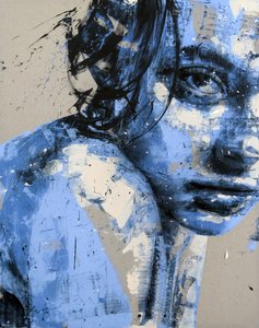 Somnium nr 12, seria XIII, 2024 (akryl i olej na odwróconym płótnie) autorstwa Mario Henrique