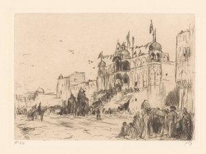 Ulica w Jeypore autorstwa Marius Bauer (signed by artist)