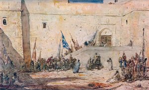 „Dzień festiwalu”, ok. 1910 r. autorstwa Marius Bauer