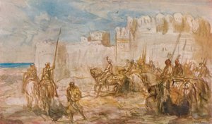 „Kawaleria”, c1910 autorstwa Marius Bauer