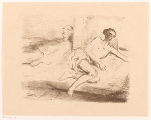 Dwa popychacze opium autorstwa Marius Bauer