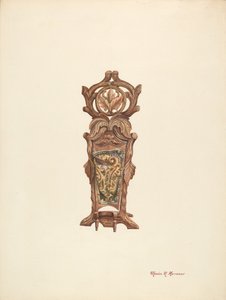 Bootjack i uchwyt na pantofelki, c. 1940.
