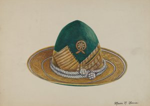 Hiszpański południowy zachód: kapelusz, ok. 1937.