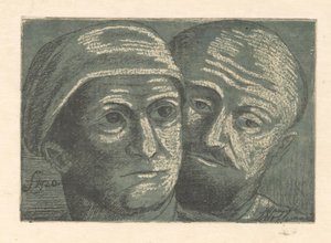 Dwie głowy mężczyzn autorstwa Marius Holleman