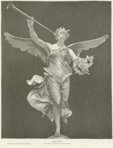 Alegoria sławy autorstwa Marius Jean Antonin Mercie