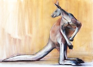 Wielki Czerwony (Kangur), 2014 autorstwa Mark Adlington