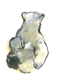Bliss, 2015, (akwarela na papierze) autorstwa Mark Adlington