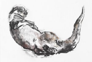 Suszenie (węgiel i zawartość na papierze) autorstwa Mark Adlington
