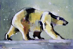 Ice Bear, 1998 (media mieszane na papierze)