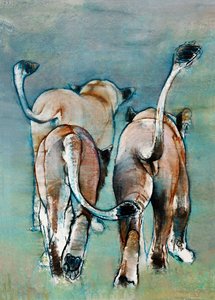 Trzy ogony, 2019 autorstwa Mark Adlington