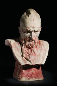 Ceramiczne popiersie Iwana Groźnego, XIX w. autorstwa Mark Antokolsky