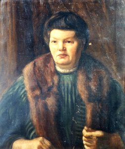 Matka Artysty, ok. 1909 (olej na płótnie) autorstwa Mark Gertler