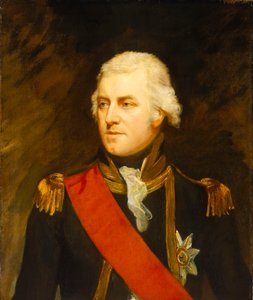 Kapitan John Borlase Warren (1753-1822), początek XIX wieku (olej na płótnie) autorstwa Mark Oates